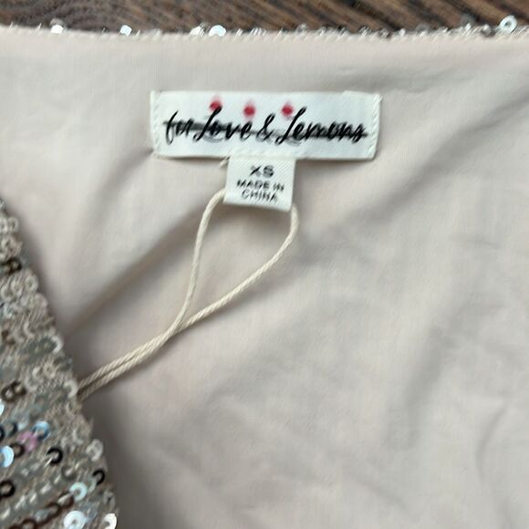 FOR LOVE & LEMONS TIA MINI DRESS Size XS - Picture 9 of 12